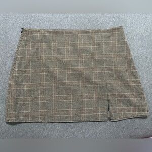 Plaid Mini Skirt